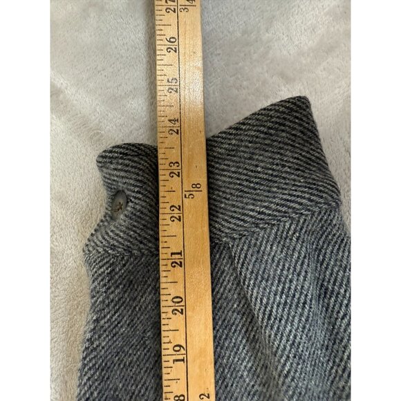 Woolrich Herringbone Wool Shacket Jacket Shirt Mens Size L Size Vintage - Picture 7 of 10